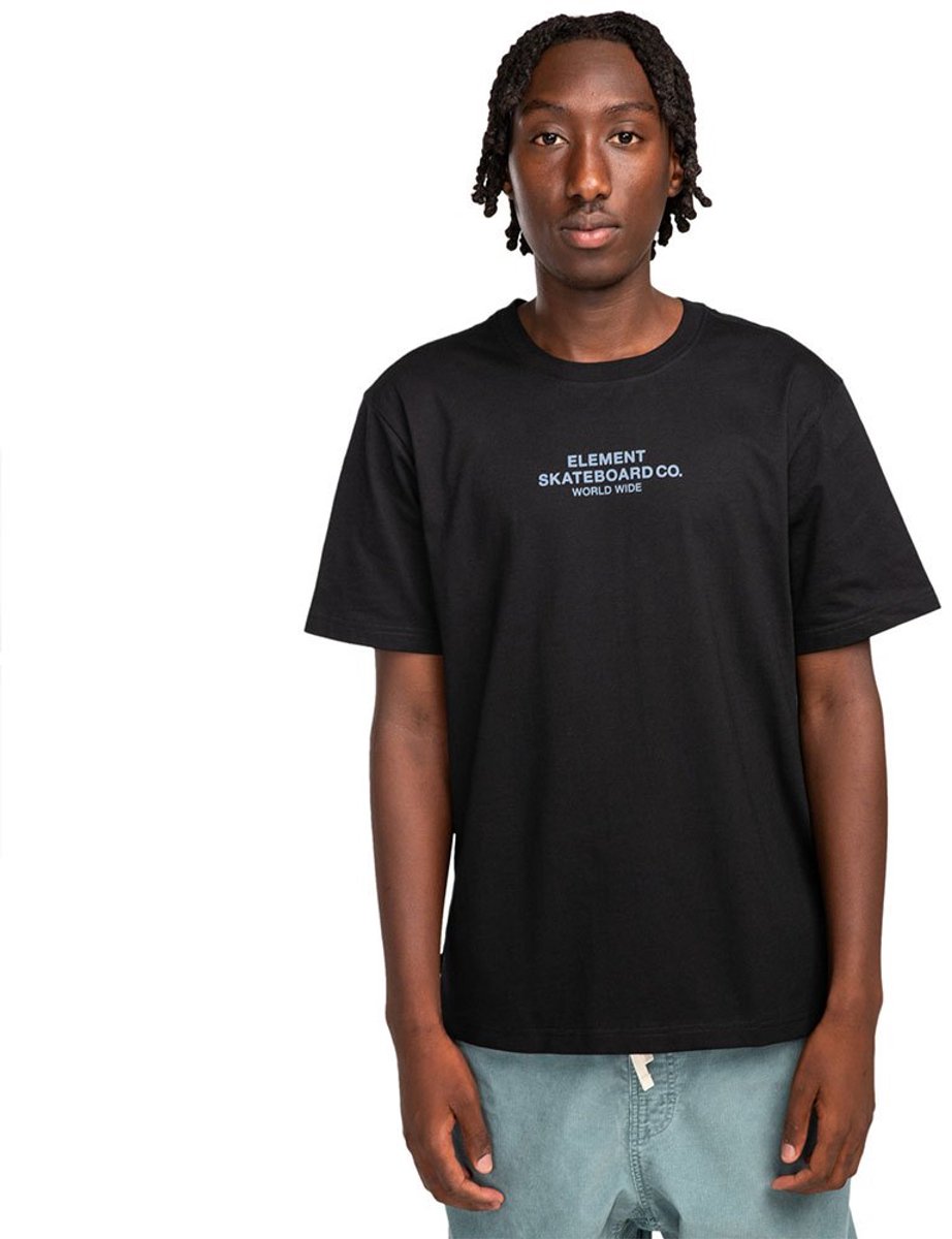 Element Skateboard Co T-shirt Met Korte Mouwen M Man Zwart