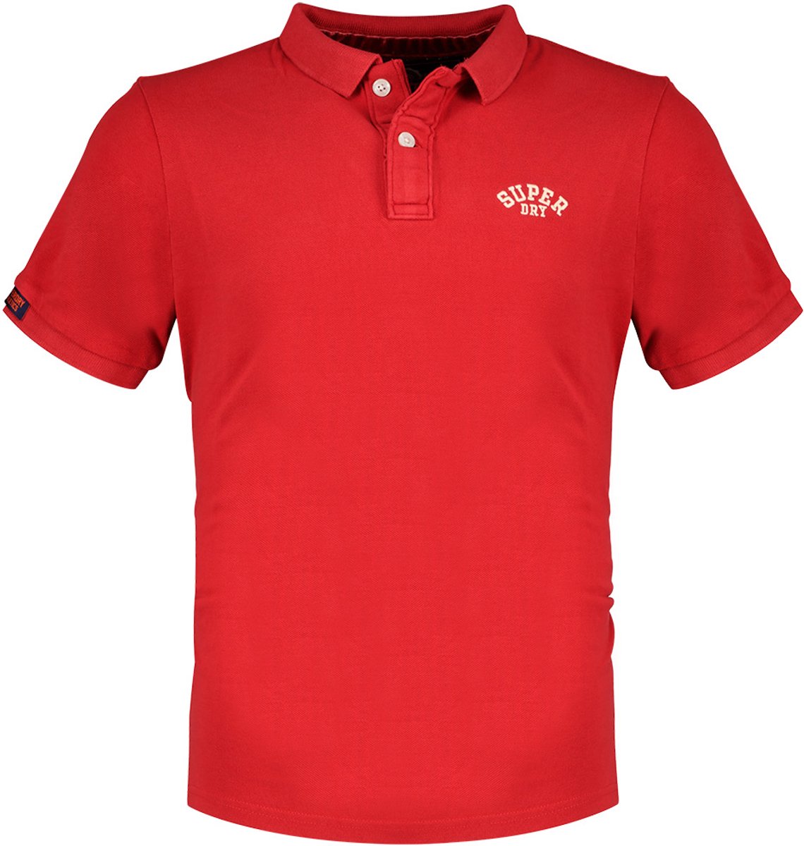 Superdry Vintage Athletic Korte Mouw Poloshirt 2XL Man Rood