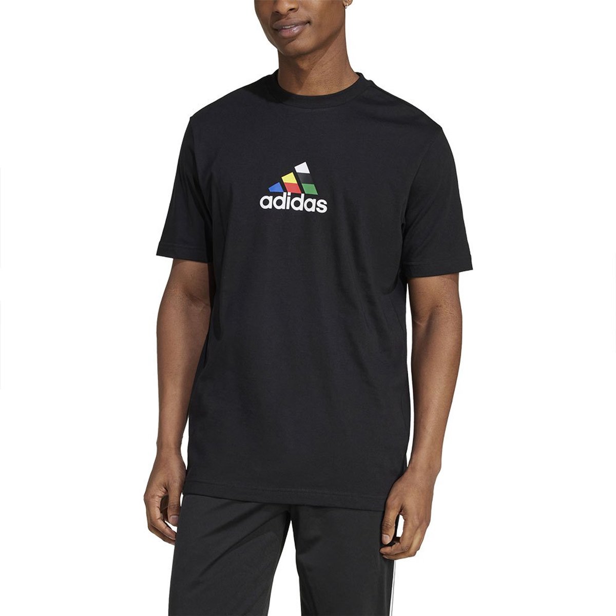 Adidas House Of Tiro Nations T-shirt Met Korte Mouwen S Man Zwart