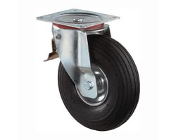 BS Rollen Zwenkwiel met Luchtband - Ø 200 mm - Draagvermogen 75 kg - Met Schroefplaat