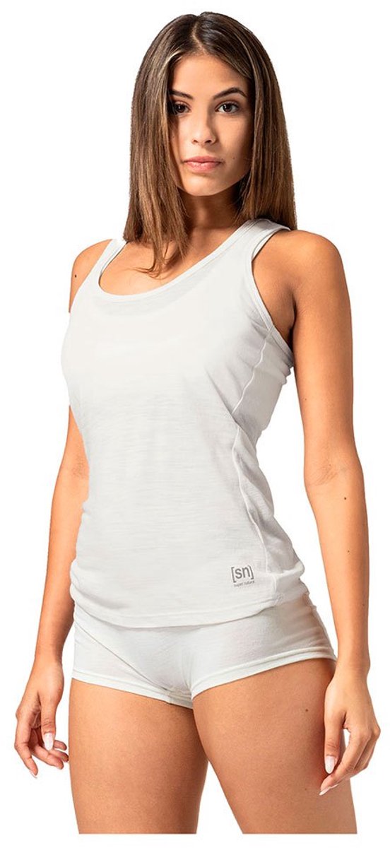 Super.natural Sierra140 Mouwloos T-shirt Vrouw Wit