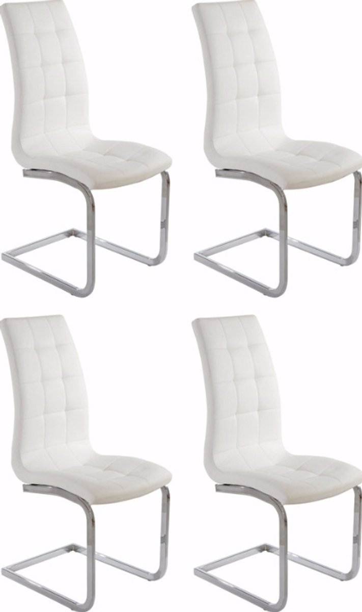 Lola-Stoel - Set van 4 - Wit