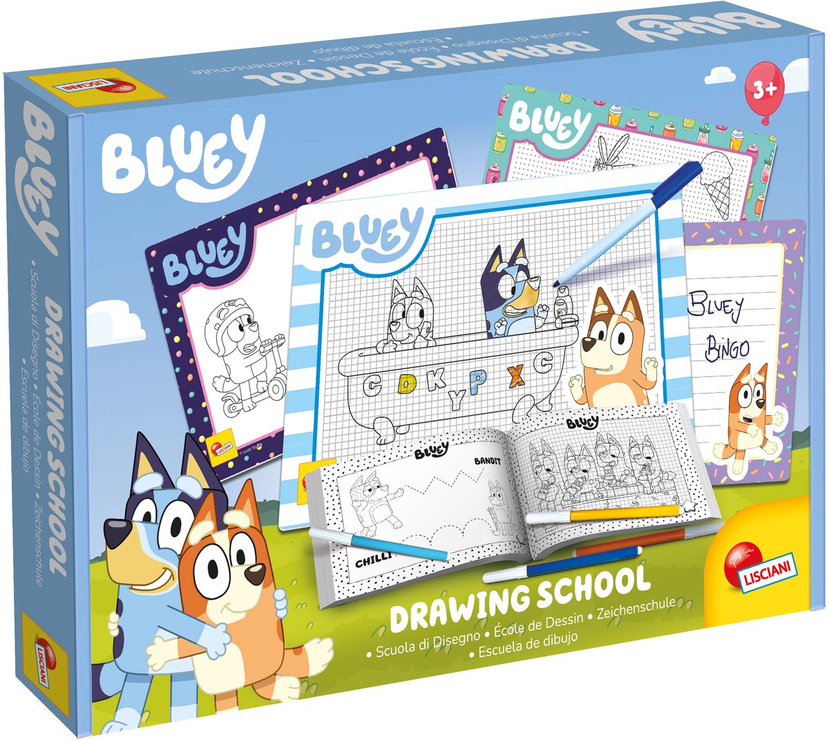 Bluey Drawing School Tekenschool