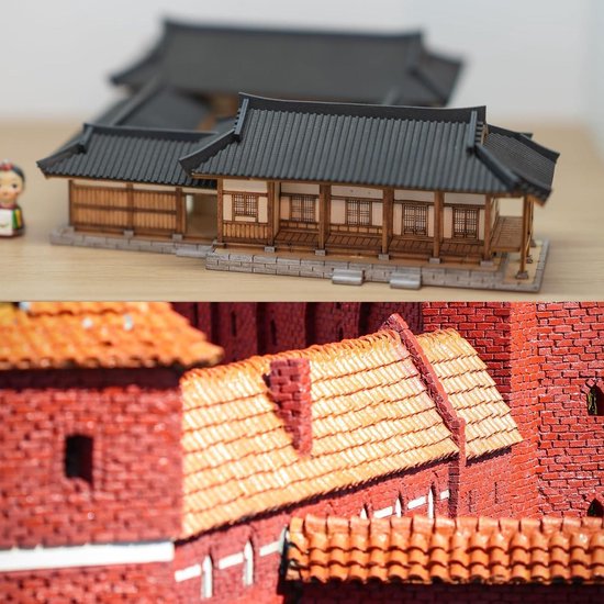 Miniatuur dakpannen - PVC model - Mini doe-het-zelvers