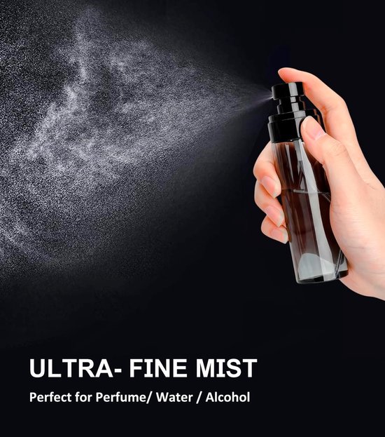 Kleine sprayfles 100ml, 2 flesjes, fijne nevelsprayfles, geschikt voor op reis — afbeelding 5