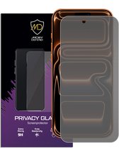 MobyDefend privacy glass screenprotector voor iPhone, in verpakking.