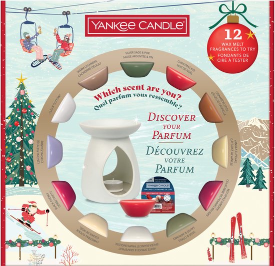Yankee Candle - Apres Ski - 12 Wax Melts & Warmer Gift Set - Cadeauset