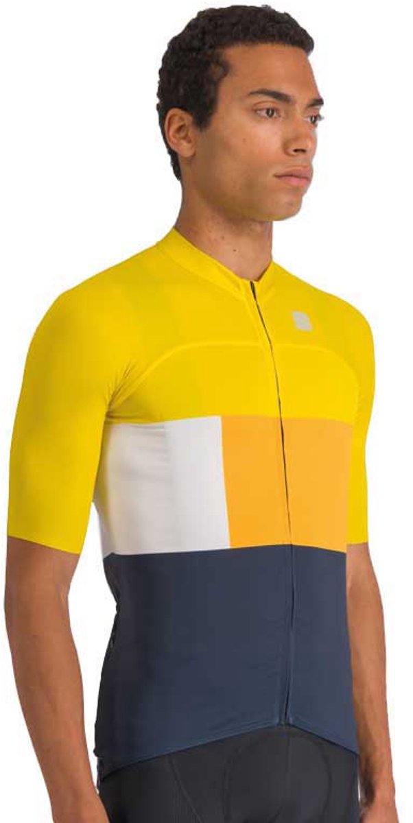 Sportful Snap Korte Mouw Wielertrui Geel XL Man