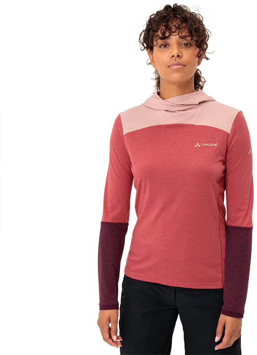 Vaude Bike Tremalzo T-shirt Met Lange Mouwen Vrouw Brick