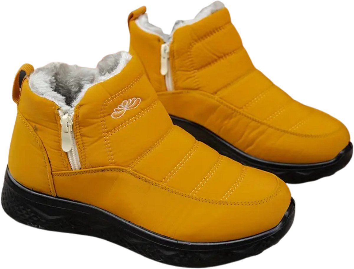 Bovista Snowboots Dames Sneeuwschoenen Snowboots Wintersport Ski Gadgets Geel