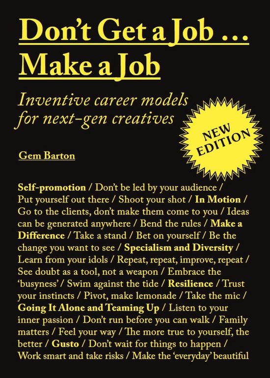 Don't Get a Job…Make a Job New Edition - cover