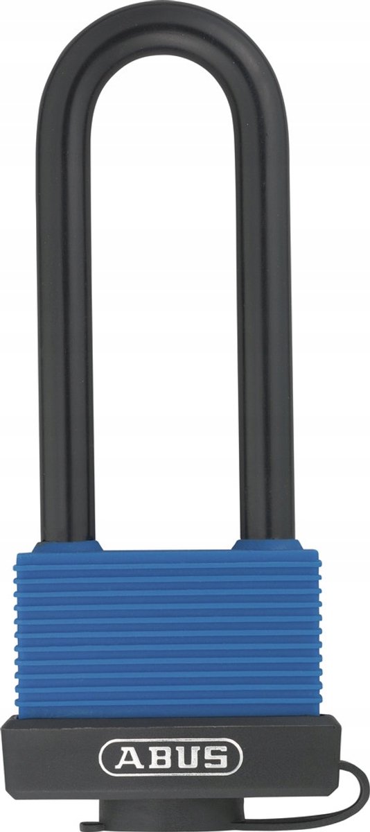 ABUS 70IB/50 HB80 Messing Hangslot met Kunststof Coating - Blauw