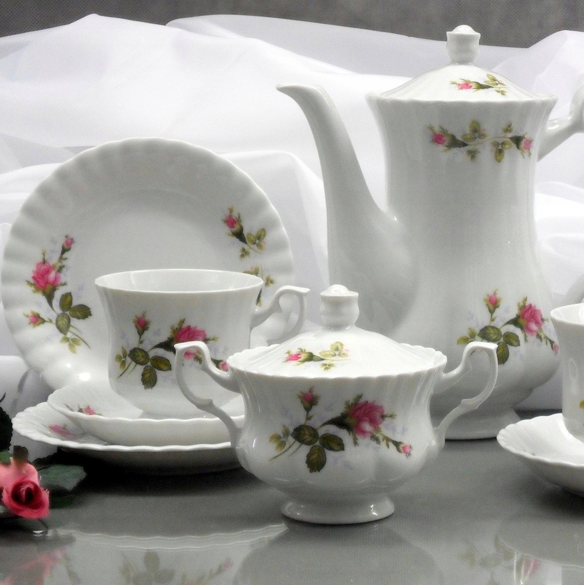 Chodzież Iwona Porseleinen Theepot 1100ml - Wit