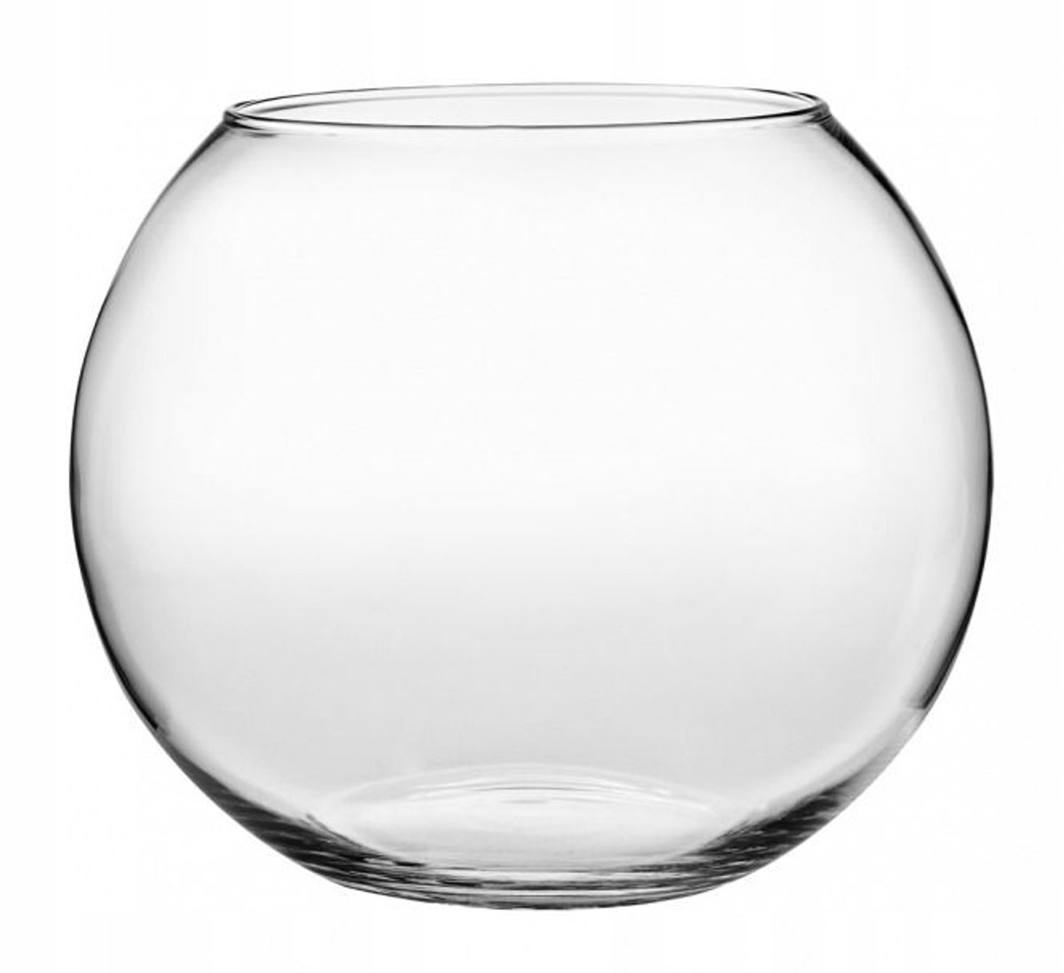 Glazen Bol Vaas Kaarsenhouder Aquarium 24 cm