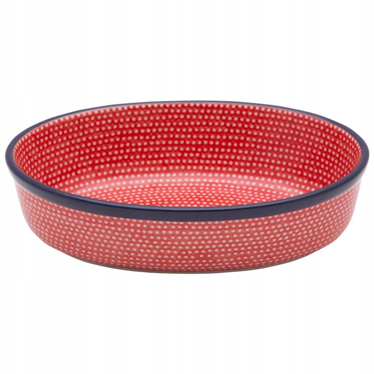 De Bolesławiec Ovenschaal 21 cm - Handgemact Keramiek