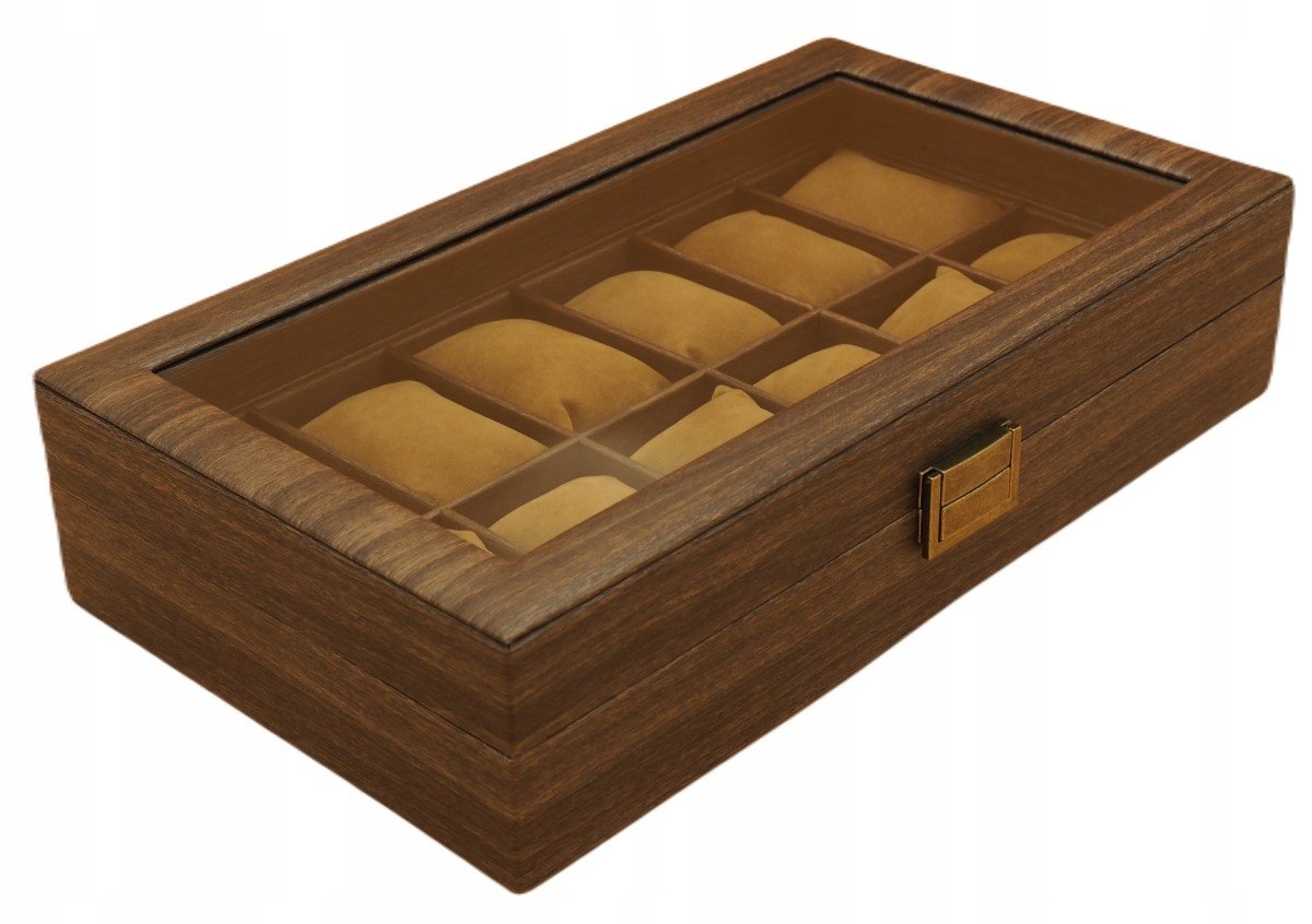 Luxe Horlogedoos DST-12060 - 38x9x22 cm - 12 Horloges