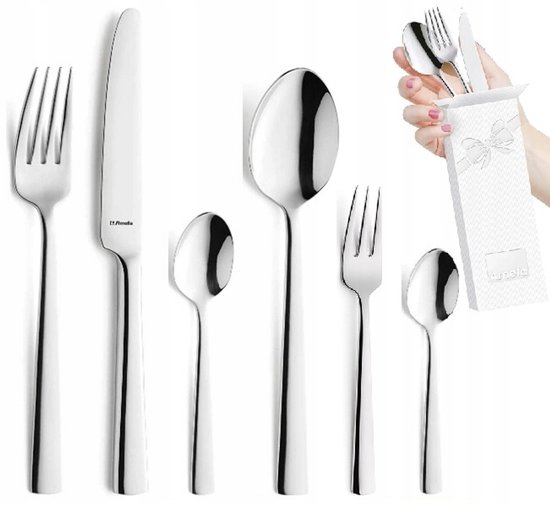 Ensemble de couverts Amefa Bliss 36 pièces en acier inoxydable pour 6 personnes
