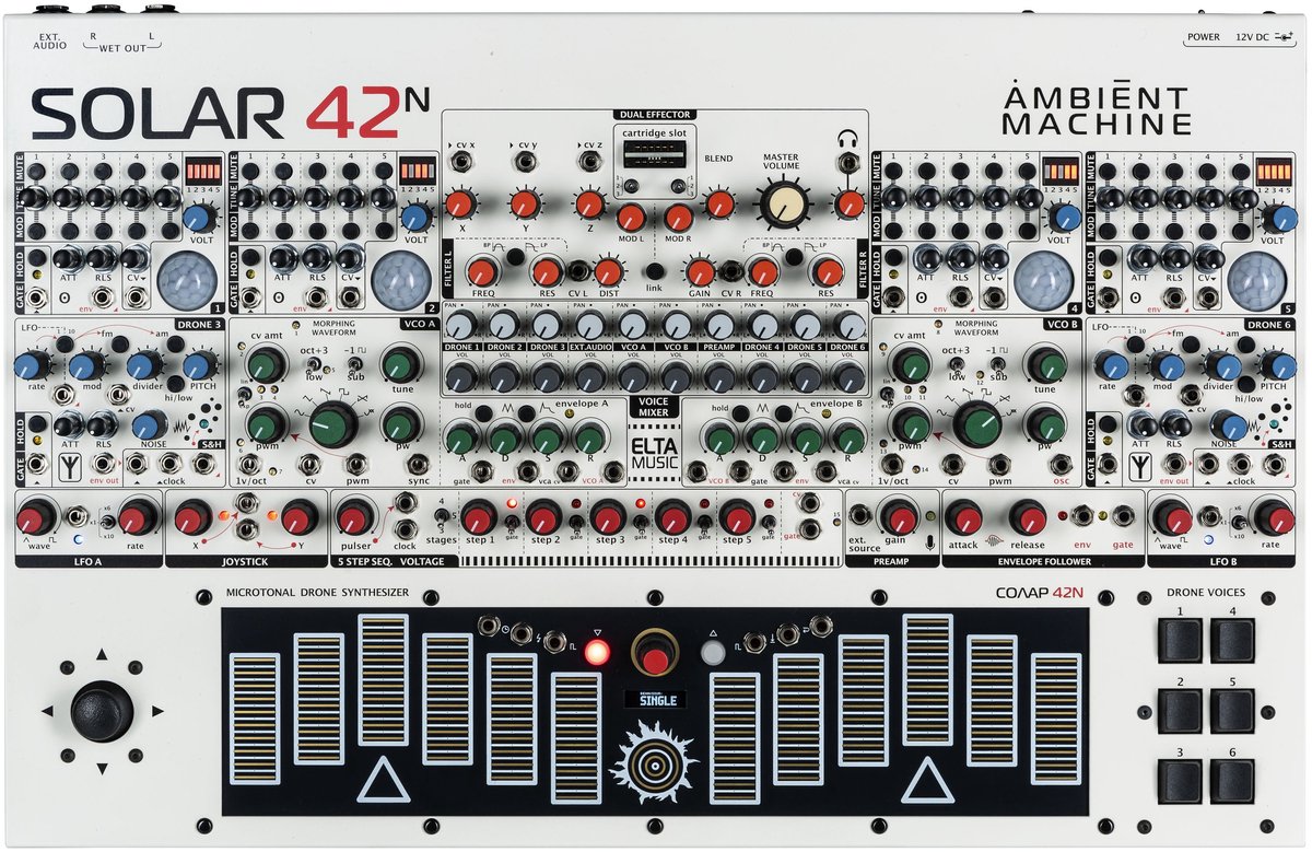 ELTA MUSIC Solar 42N White Cream - synthesizer