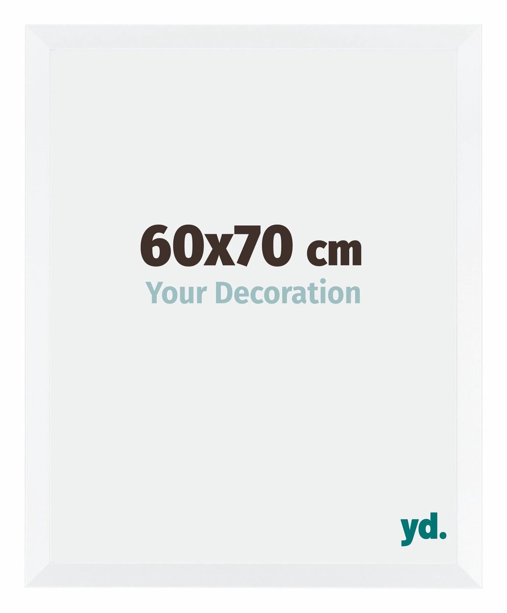 yd. Your Decoration - Fotolijst 60x70 cm - MDF - Wit Mat - Catania