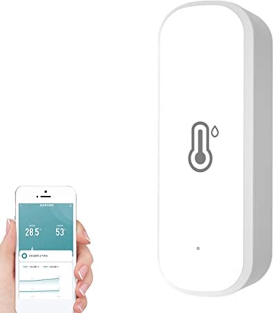 Slimme WiFi Temperatuur en Vochtigheidssensor voor Thuis