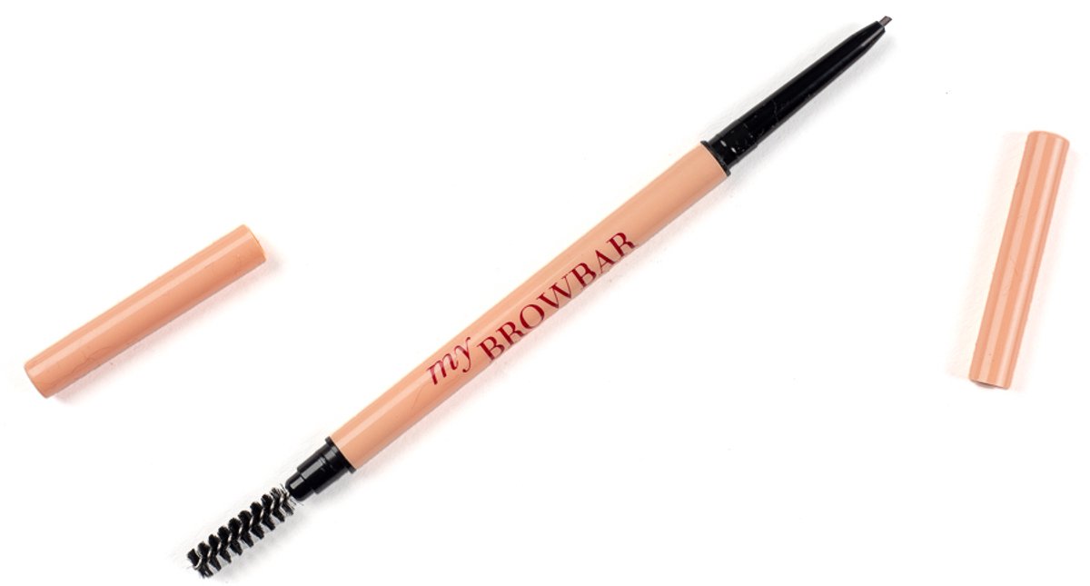 Wenkbrauwpotlood Bruin – Ultrafijn Brow Pencil – Waterproof & Langhoudend – Opdraaibaar – mybrowbar