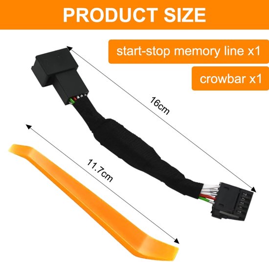 Start/Stop Automatisch Motorsysteem - Eliminator Controlekabel voor Golf 7 - 7.5 - Pa-s-s-at B8 - B8.5 - Touran - T-ROC - Arteon - Vervanging - Stop-Start Systeem — afbeelding 4