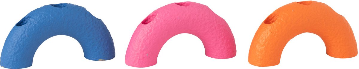 J-Line kandelaar Boog - cement - mix - 3 stuks Multi