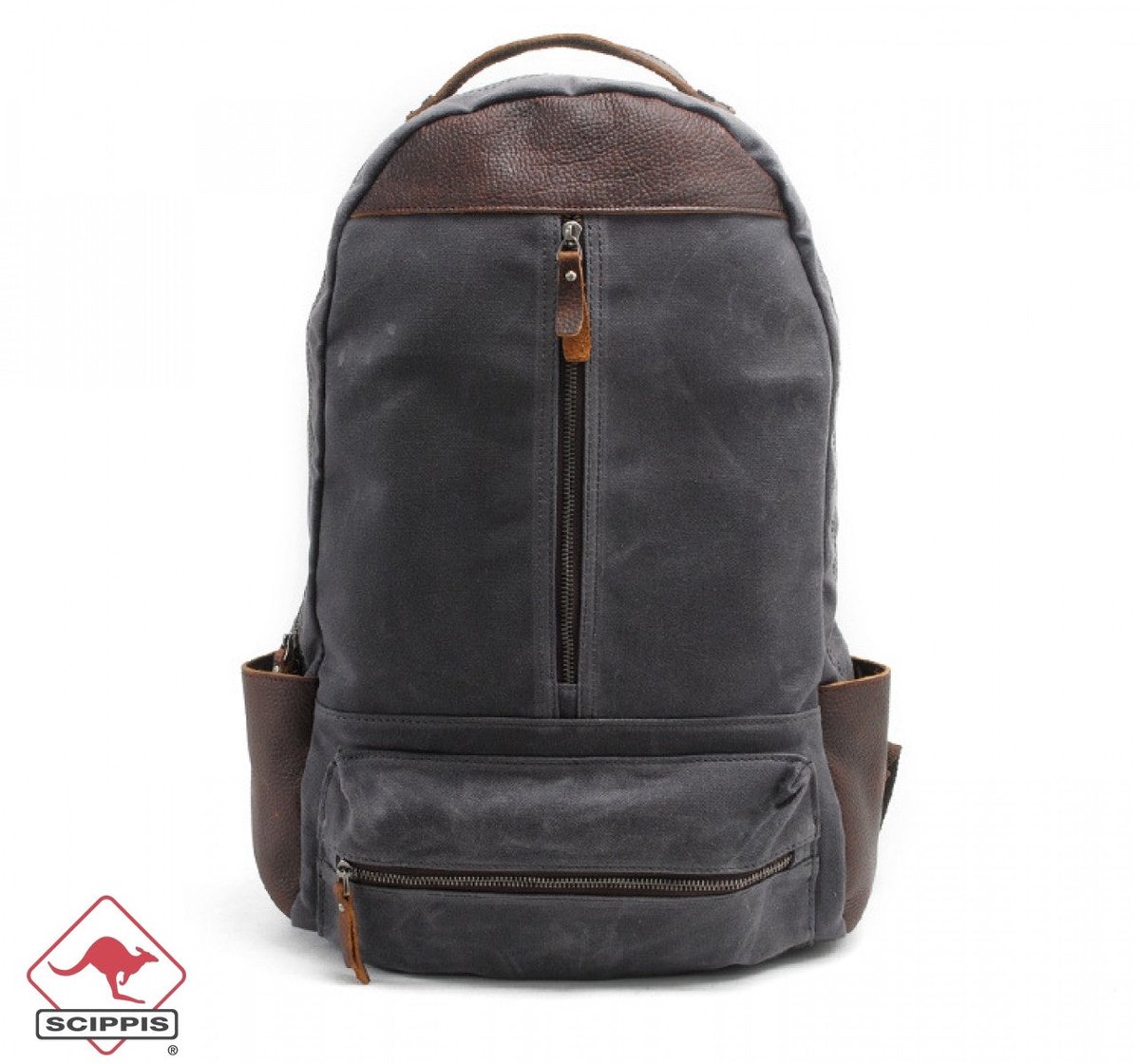 Scippis Pyrmont Backpack – Stevige Canvas Rugzak
