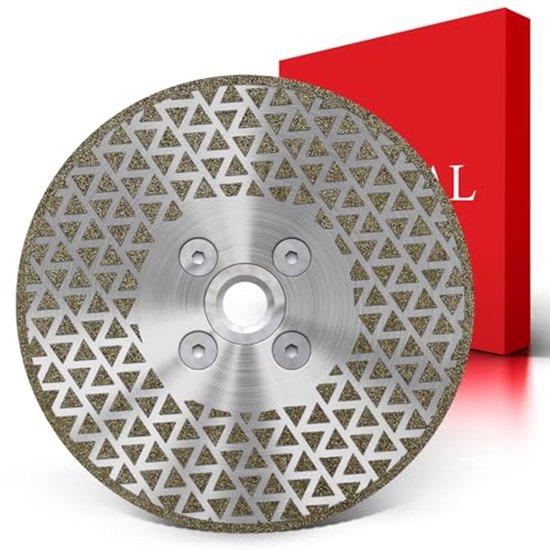 S&R diamantschijf 250mm voor porselein, tegels, graniet en marmer - gereedschap van industriële kwaliteit met slagvaste bronslegering S&R diamantschijf 250mm voor porselein, tegels, graniet en marmer - gereedschap van industriële kwaliteit met slagvaste bronslegering