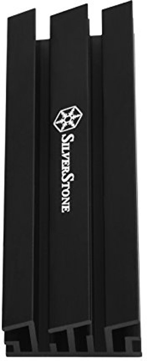 M.2 Koelset voor SSD - Aluminium Zwart, Geschikt voor M.2 SSD tot 80 mm