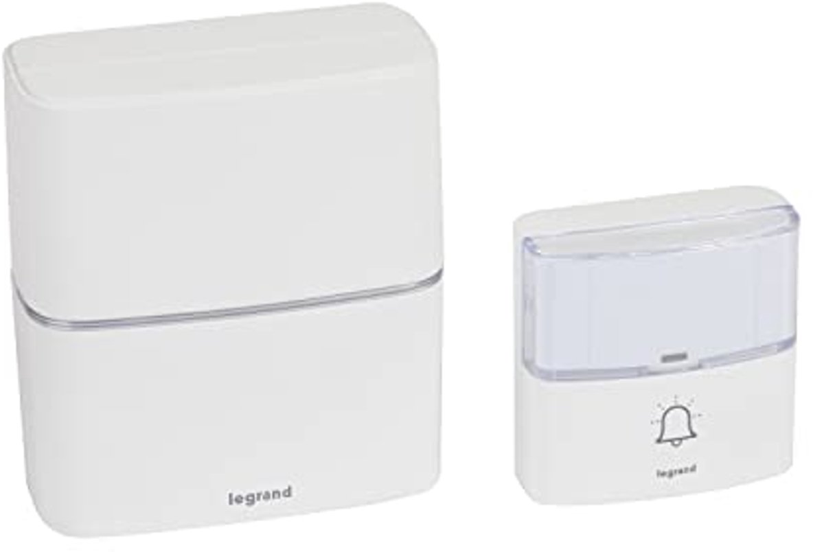 Draadloze belset met MP3-functie en waterdichte belknop - 200 m bereik, 30 melodieën
