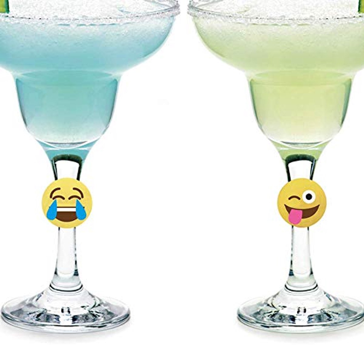 Emoticon Glas Marker voor Wijn - Leuk en Creatief Accessoire