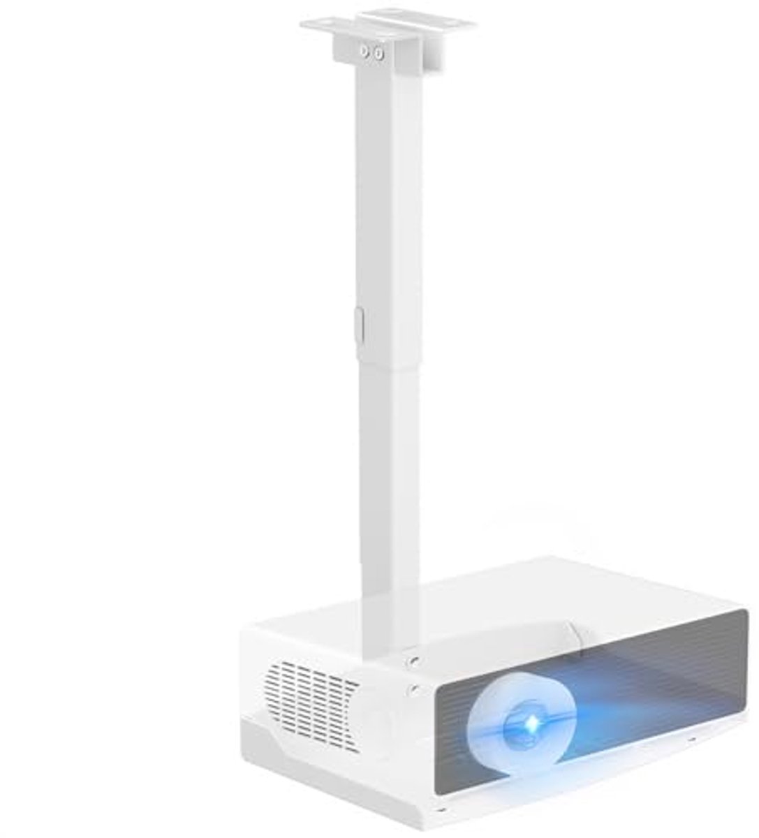 Verstelbare Projectorhouder voor Plafond en Muur met Verborgen Kabelmanagement