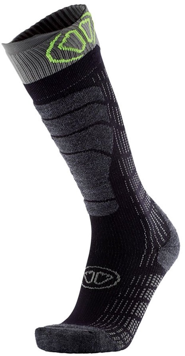 Sidas Ski Comfort Medium Volume Lange Sokken Zwart EU 45-47 Man,Vrouw