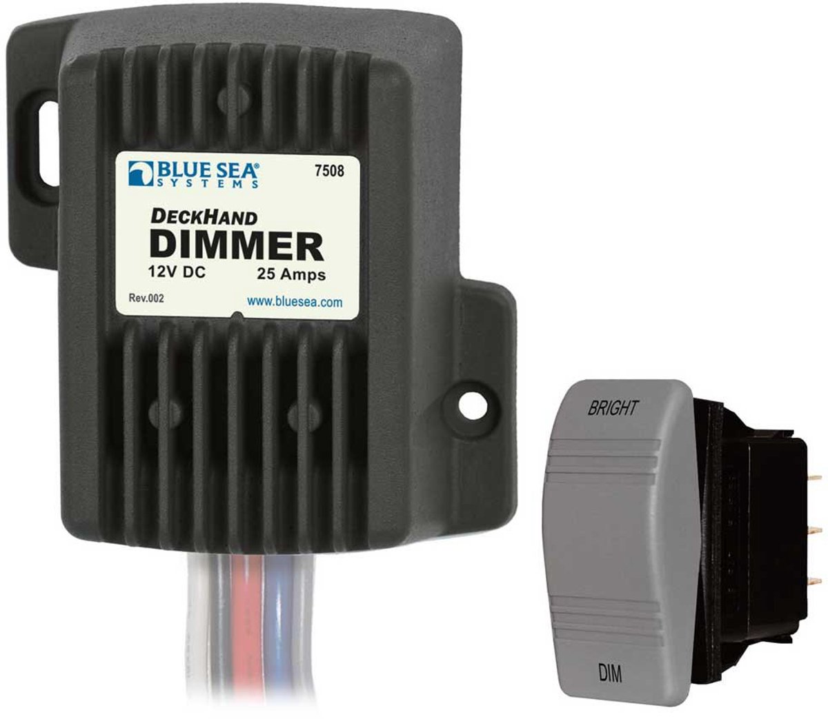 Digital dimmer DC systeem (25Amp. 12V) (BS7508)