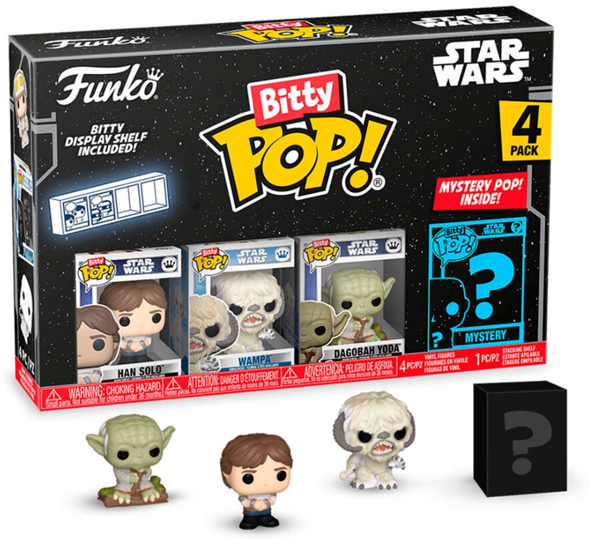 FUNKO BITTY POP: STAR WARS S2 - HAN 4PK.