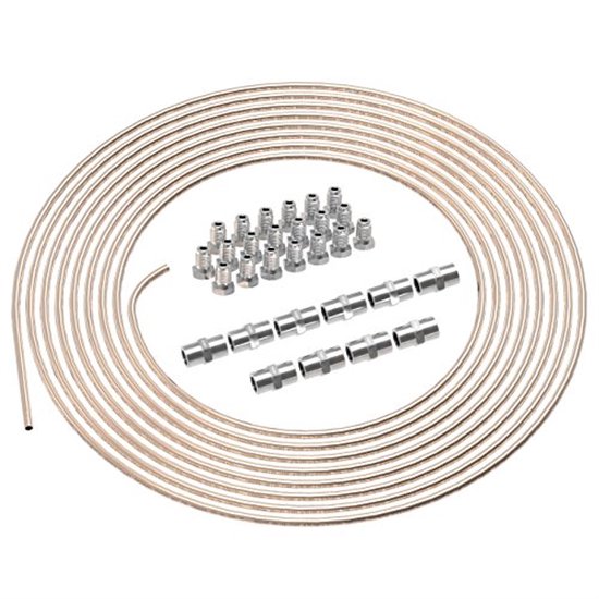 Doppelkonus Bremsverbinder 2x Bremsleitungsverbinder 4,75mm – Bördelfreie Rohrverbinder Für Bremsleitungen Klemmverbinder Kabel