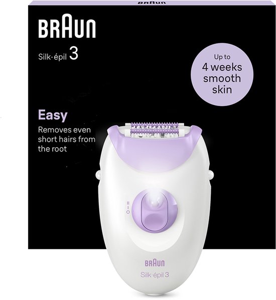 Braun Se3-000 Silk épil Epilator Paars