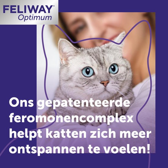 FELIWAY Optimum Startset | 1 Verdamper en Flacon 48ml |Anti-stress voor Kat
