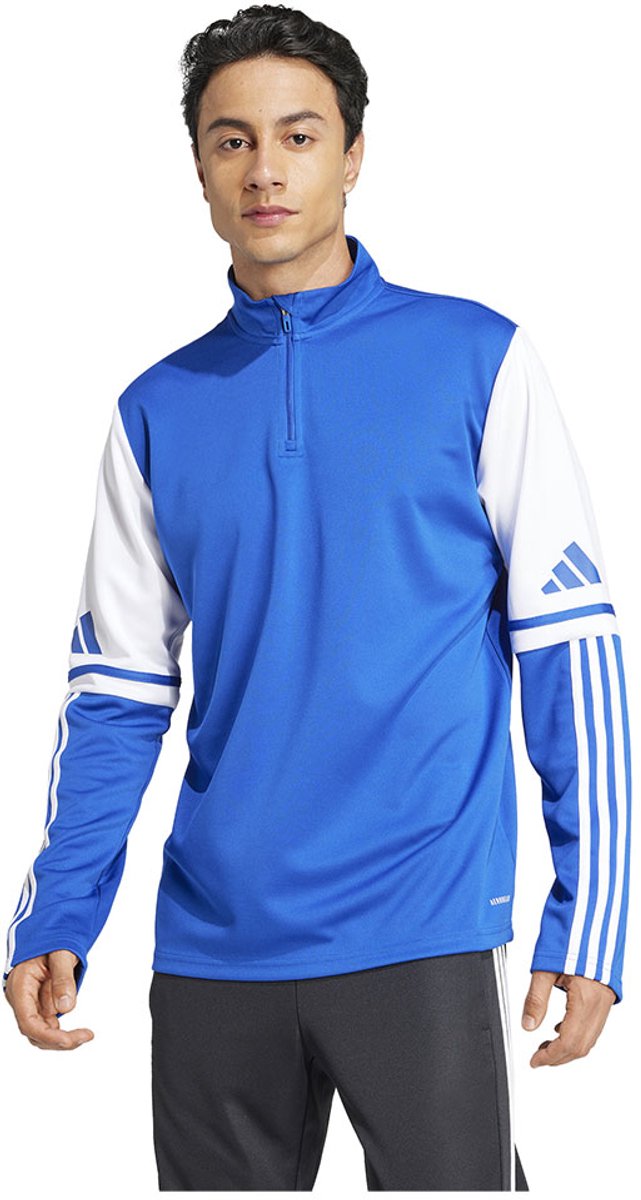 Adidas Squadra 25 Training Sweatshirt Met Halve Rits Blauw 3XL / Regular Man