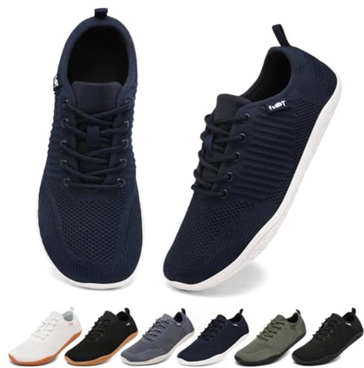 Barefoot Hardloopschoenen voor Dames en Heren - Minimalistische Sneakers met Brede Teenbox