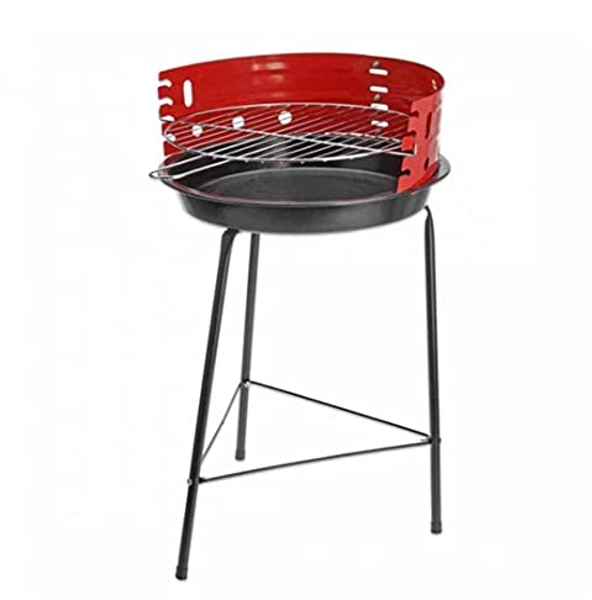 Grill 33 cm - Drievoet Plaatgrill voor Houtskool