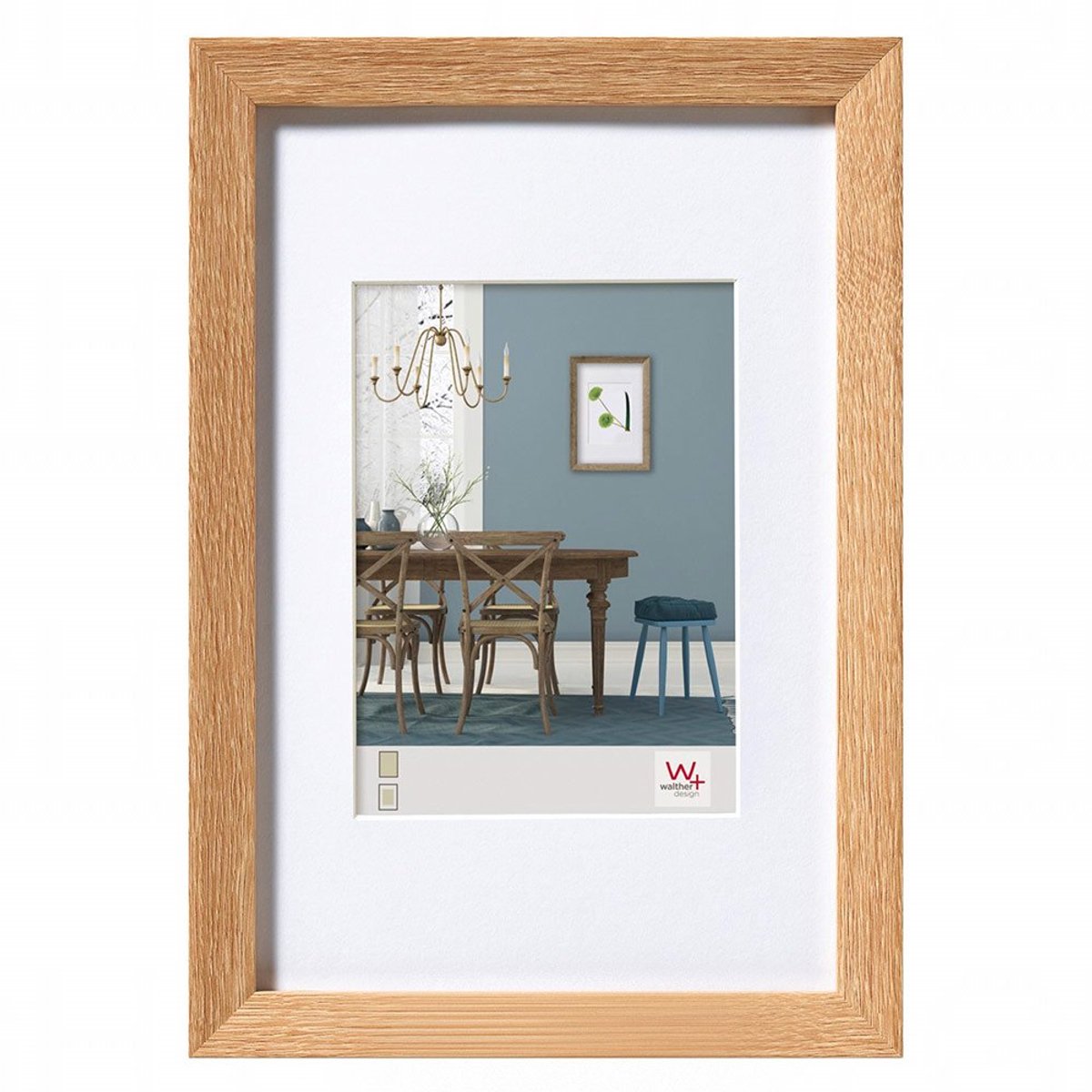 Walther Fiorito - MDF Houten lijst - Fotoformaat 30x40 cm - Licht Eiken Lichte eik