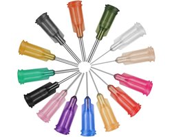 84 Pcs Blunt Tip Dosing Needles - Dispensing Needle Sets - Spray Needles Stump - Blunt Syringe Needles - Spray Needles voor Refill Ink en Lijm