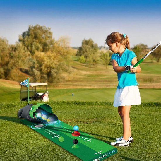 Mini Golf Set Toy voor Kinderen - Indoor en Outdoor Spel - Golf Koffer Spelletjes voor Meisjes en Jongens van MINI — afbeelding 4