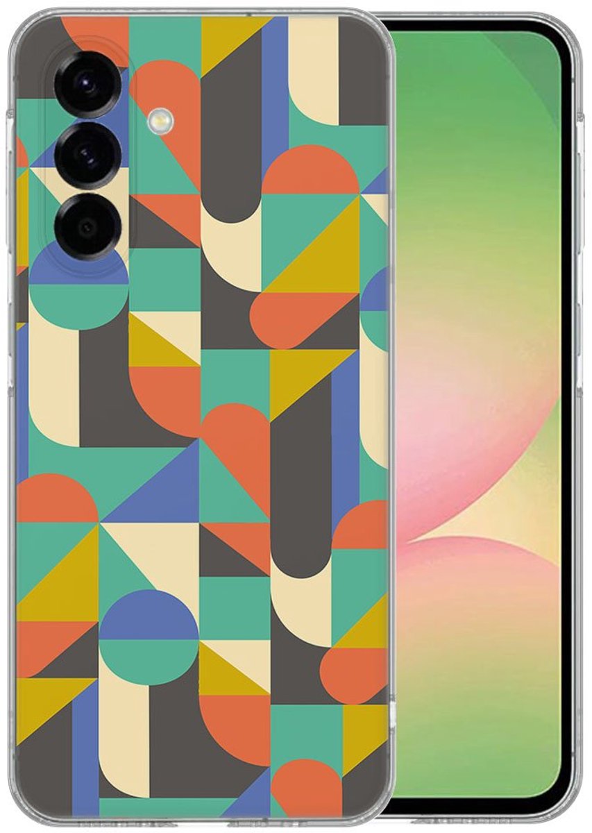 TPU Hoesje Samsung Galaxy A56 - Funky Retro Backcover