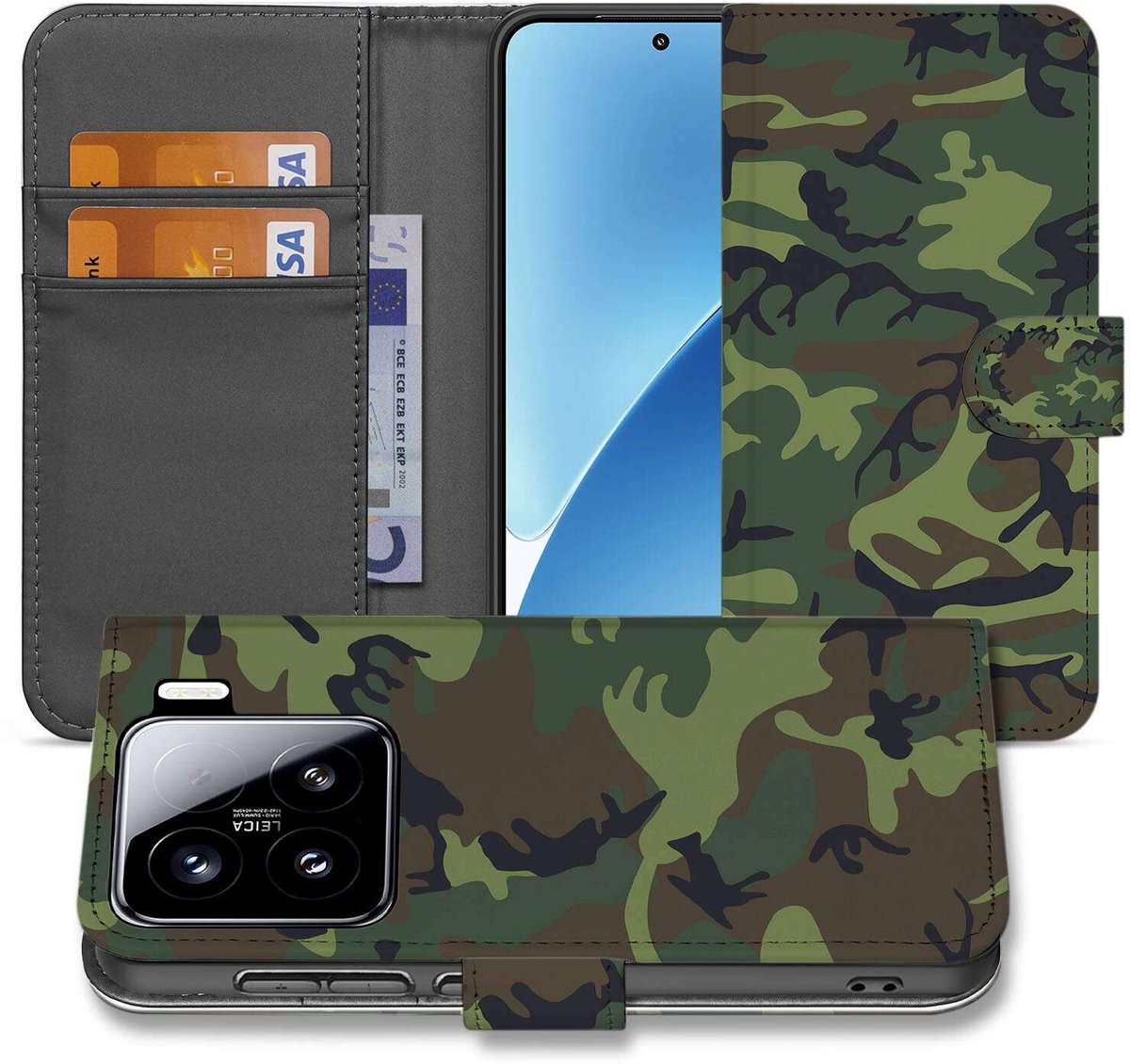 Xiaomi 15 Telefoon Hoesje Army Dark