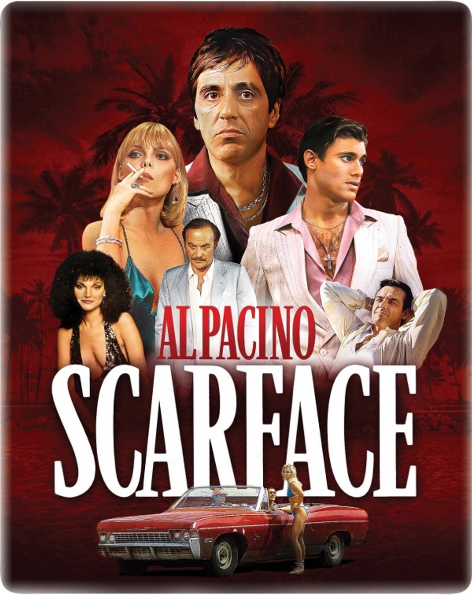 Scarface - Limited Edition Steelbook - 4K Ultra HD + Blu-ray - Import