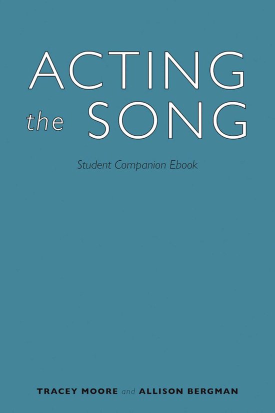 Acting the Song - cover