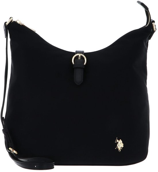 U.S. POLO ASSN. sac à épaule Houston Hobo Bag Black noir